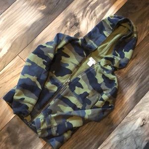 Crewcuts camo hoodie